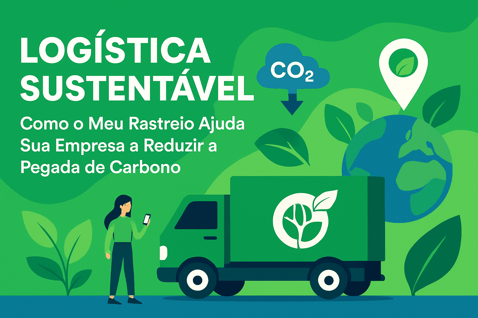 Logística Sustentável: Como o Meu Rastreio Ajuda a Sua Empresa a Reduzir a Pegada de Carbono