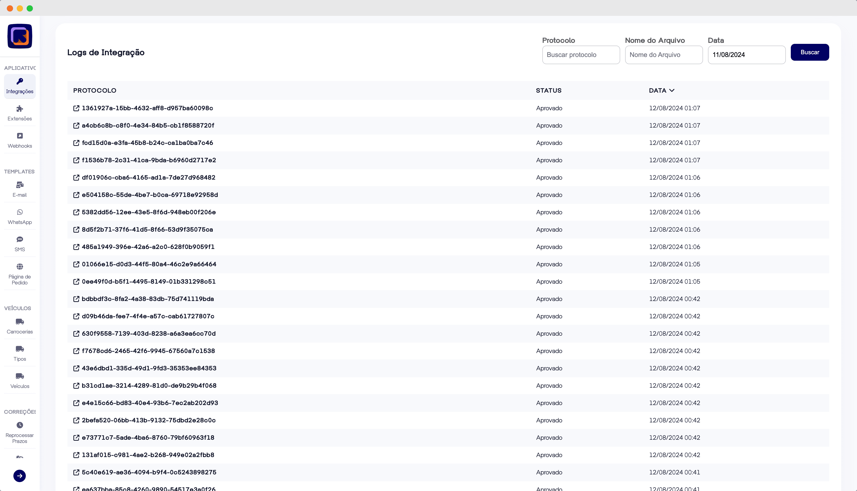 Auditoría de integración