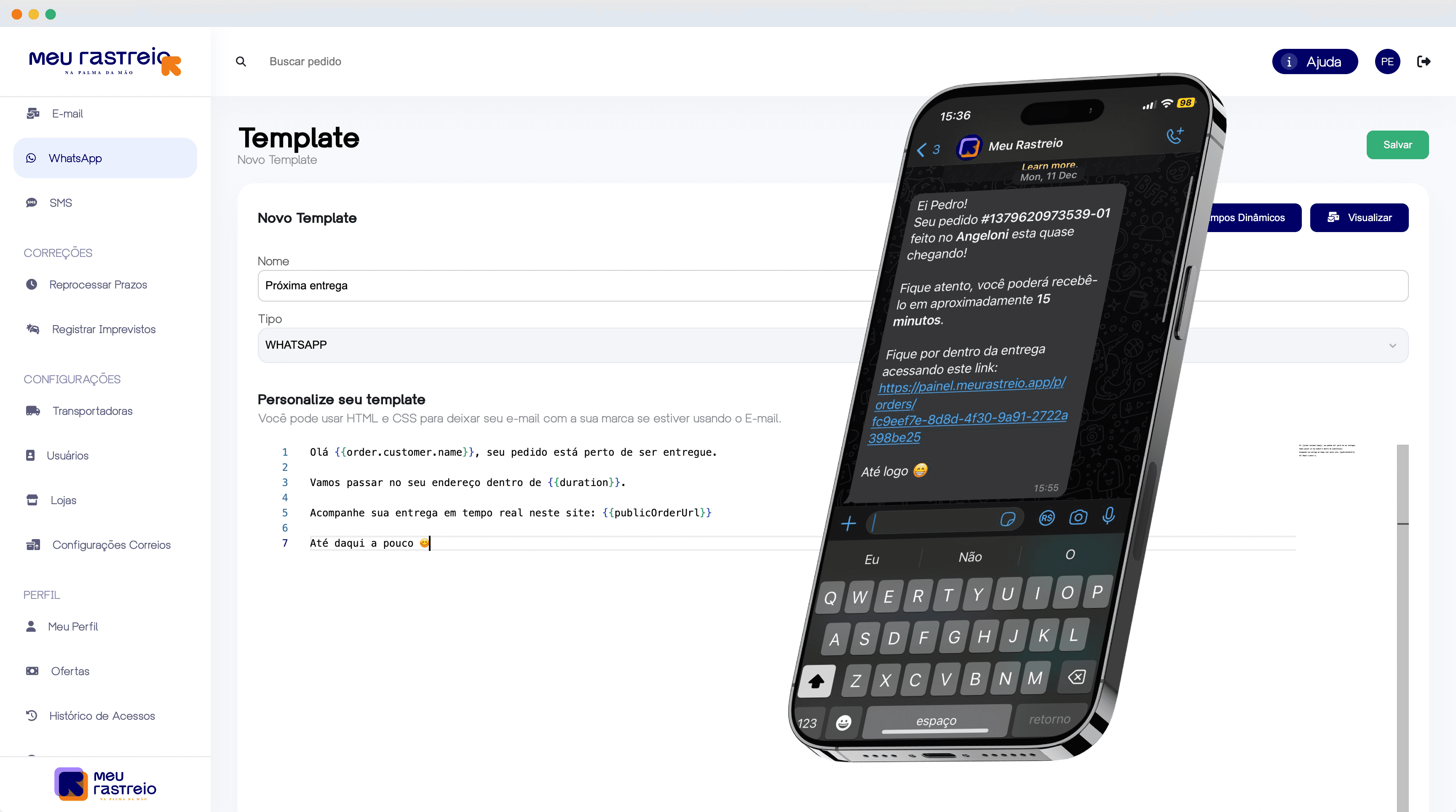 Personnalisez les notifications et le suivi !