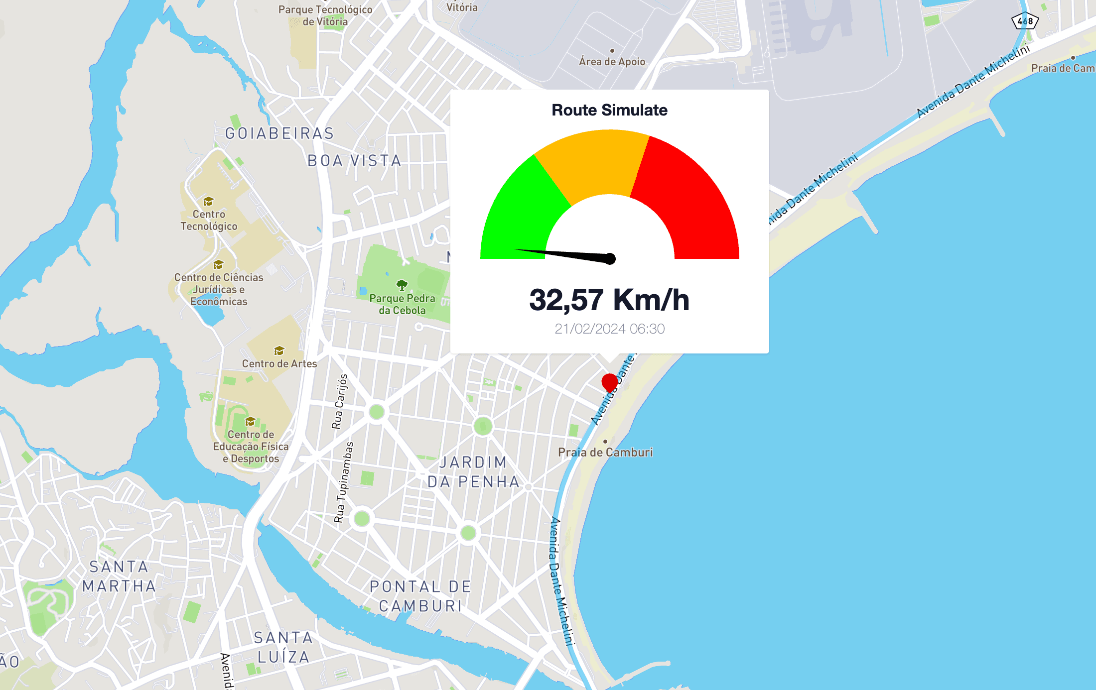 Rastreamento em tempo real