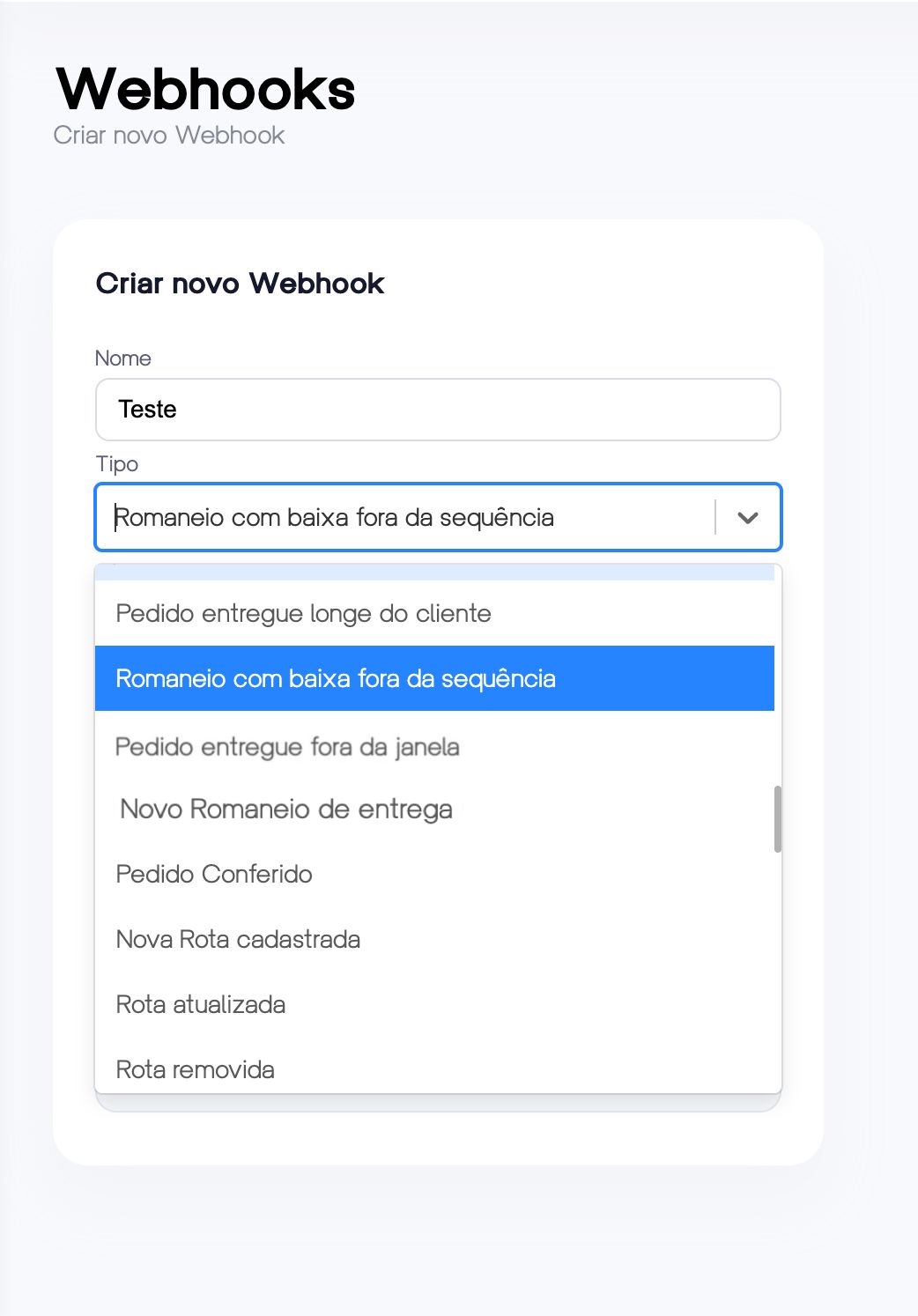 Acione webhooks quando um alerta acontecer